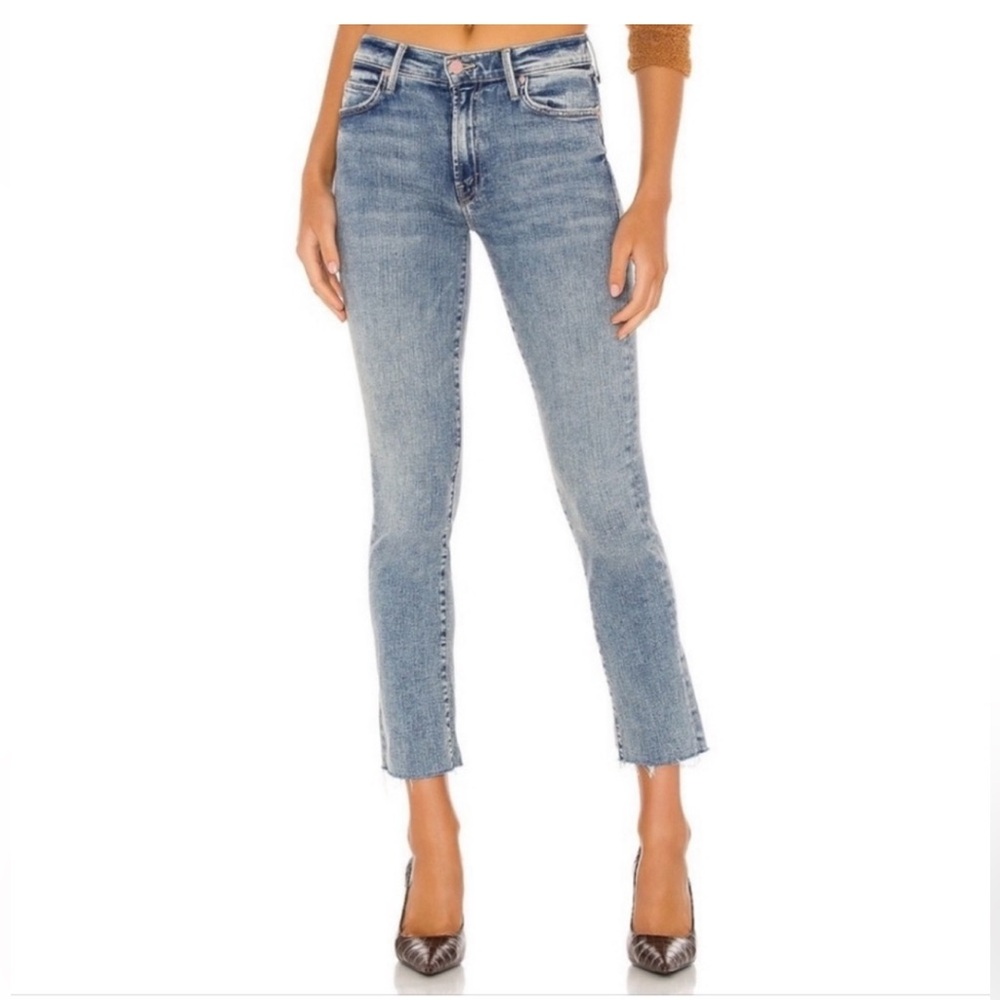 MOTHER The Rascal Ankle Fray Jeans
